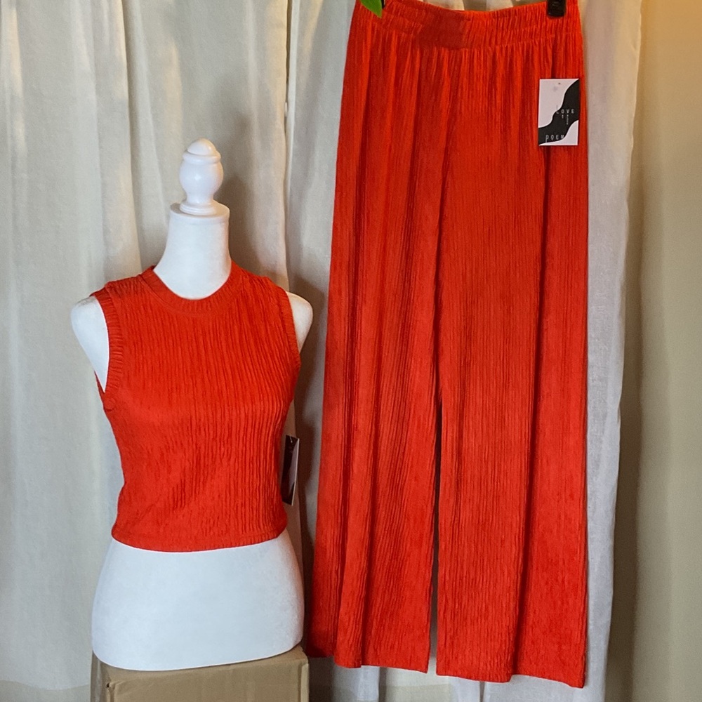 Chic Wide Leg Pants and top